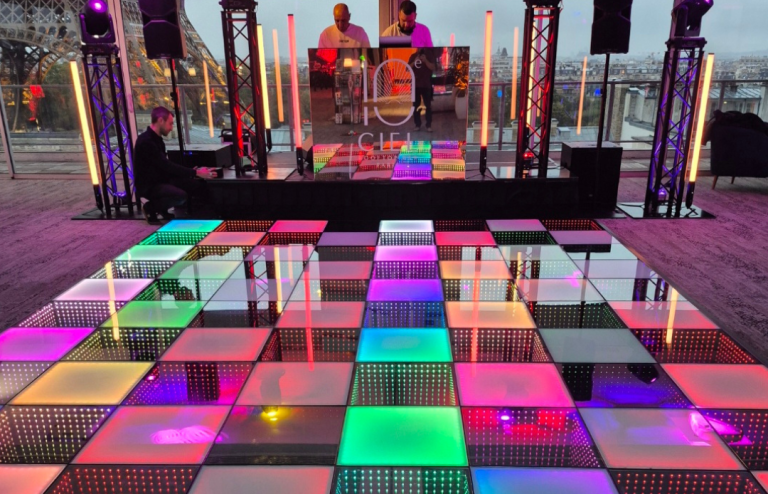 piste de danse lumineuse